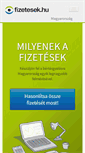 Mobile Screenshot of fizetesek.hu