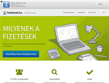 Tablet Screenshot of fizetesek.hu